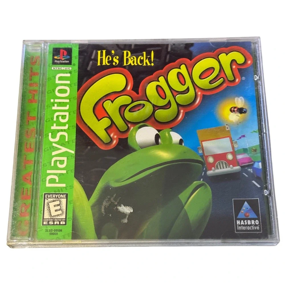 Frogger PlayStation 1 PS1 Greatest Hits Hasbro Interactive SLUS-00506
